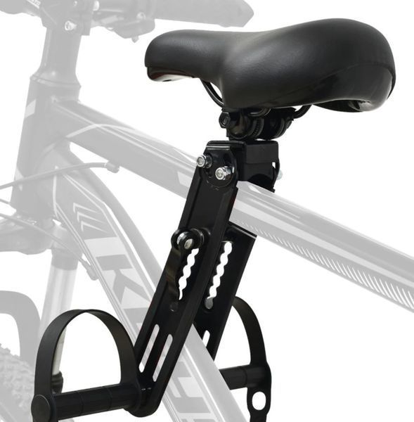 Сиденье на раму велосипеда I-Bike для ребенка с подножками Black 3_01003 фото