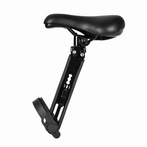 Сиденье на раму велосипеда I-Bike для ребенка с подножками Black 3_01003 фото