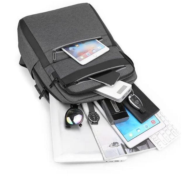 Городской рюкзак Urban Bag с USB и отделением для ноутбука 16" Серый 3_04948 фото