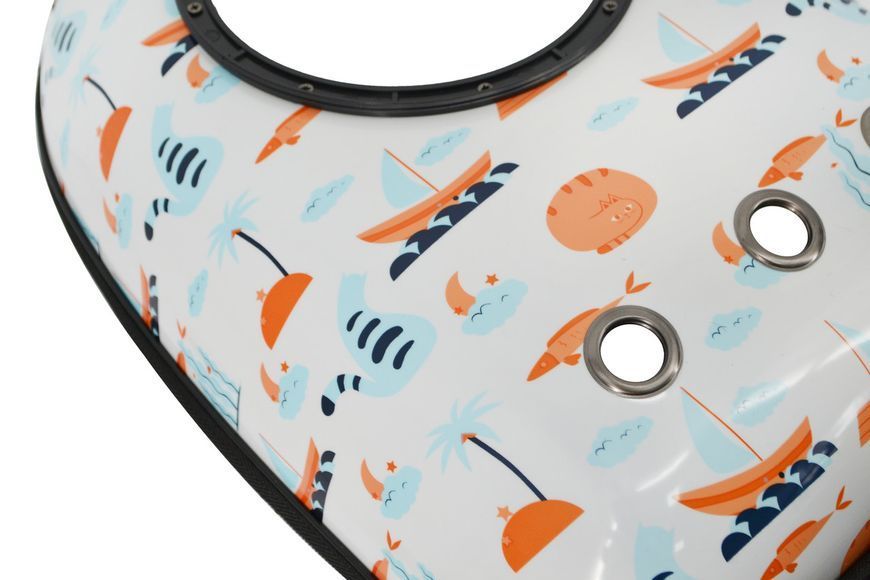 Рюкзак для питомцев CosmoPet CP-8 с иллюминатором для комфортной переноски White 3_03879 фото