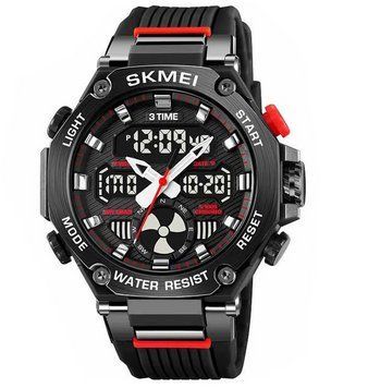 Часы Skmei 2223BK с подсветкой и календарем в черном цвете 7_02978 фото