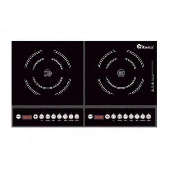 Плита индукционная Domotec MS-5862 настольная 2 конфорки 4000 Вт черная 2_009615 фото
