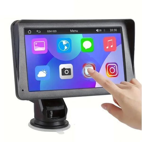 Автомобильный сенсорный монитор CJ-PTC208 7" с Apple CarPlay и Android Auto 3_04531 фото