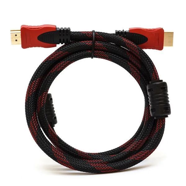 Кабель HDMI v1.4 1.2м для высококачественной передачи данных Black-Red 7_02750 фото