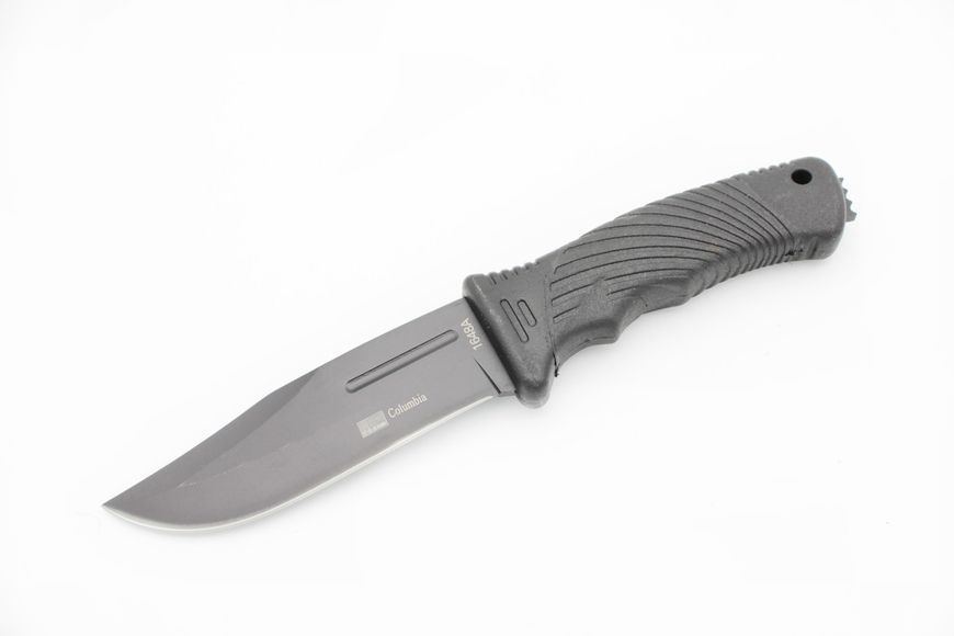 Охотничий нож Colunbia 1648A с чехлом 23 см для тактики Black 7_01865 фото