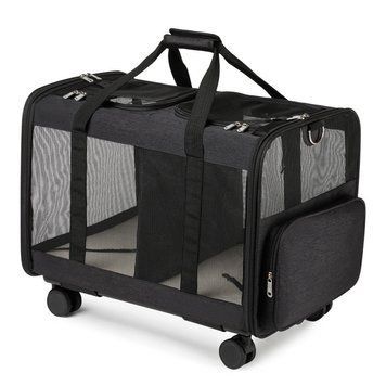 Тележка для животных CP-307 с телескопической ручкой 60x41x41 см Black 3_07112 фото