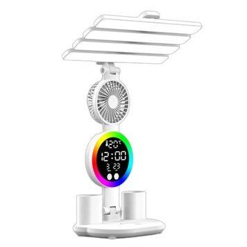 Аккумуляторная LED лампа-органайзер R-512 с вентилятором и RGB White 3_08101 фото