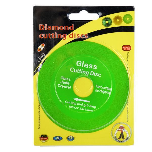 Алмазный диск GlassPro GCD-15 для стекла и плитки 100х15х22.23 мм зеленый 3_05834 фото