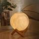 Зволожувач повітря-нічник Moon Lamp "Місяць" 13 см 6 кольорів 400mAh 880ml 3_05155 фото 2