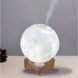 Зволожувач повітря-нічник Moon Lamp "Місяць" 13 см 6 кольорів 400mAh 880ml 3_05155 фото 1