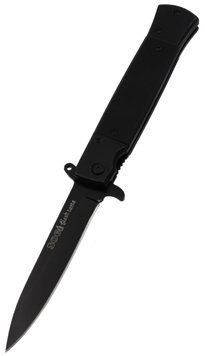 Складной нож Sog Flash Tanto с клипсой и тактическим лезвием 21.6 см Черный 7_00189 фото