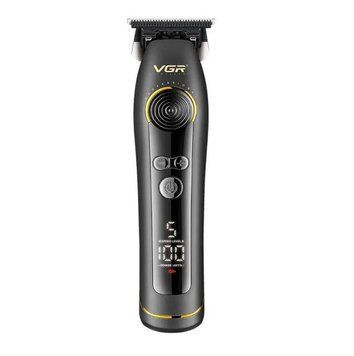 Стрижка волос VGR V-299 з LED-дисплеєм та 4 насадками колір Black 3_06911 фото