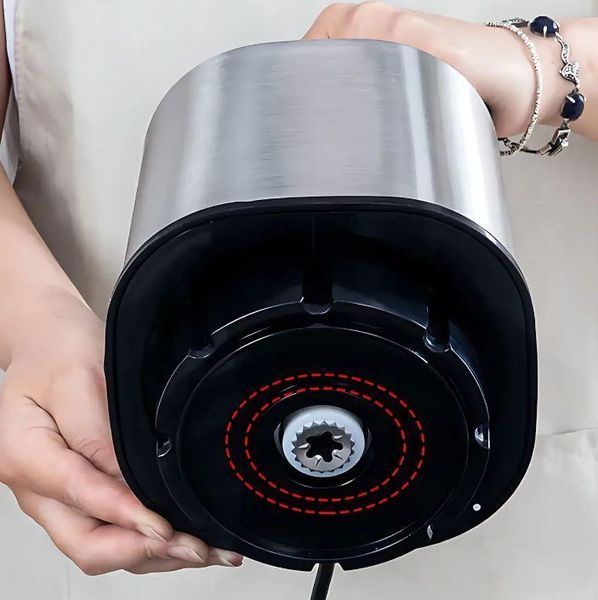 Блендер Hoffmans HM-8875 мощный 4800W 8L 2 скорости для кухни Silver 3_07339 фото
