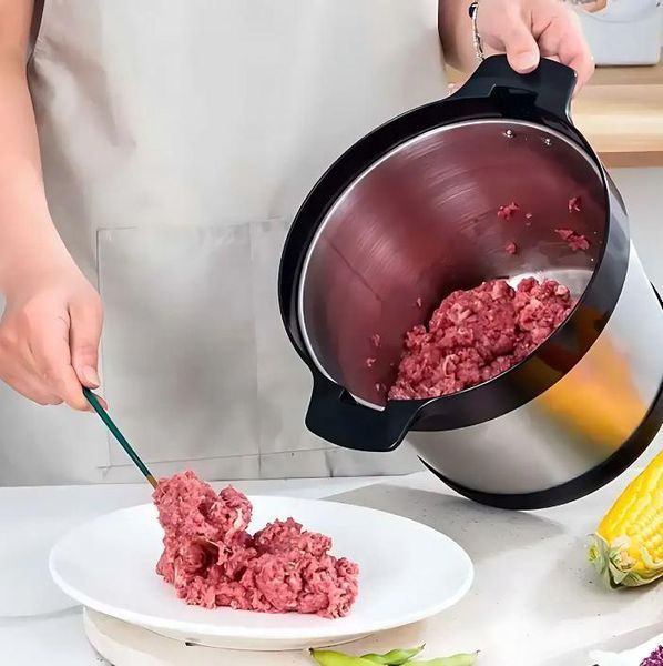 Блендер Hoffmans HM-8875 мощный 4800W 8L 2 скорости для кухни Silver 3_07339 фото