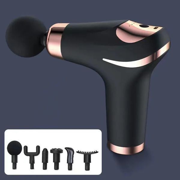 Масажер ручний Fascial Gun CY-002 акумуляторний чорний 3_05602 фото