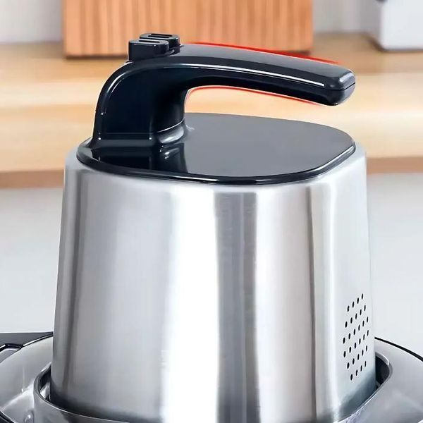 Блендер Hoffmans HM-8875 мощный 4800W 8L 2 скорости для кухни Silver 3_07339 фото
