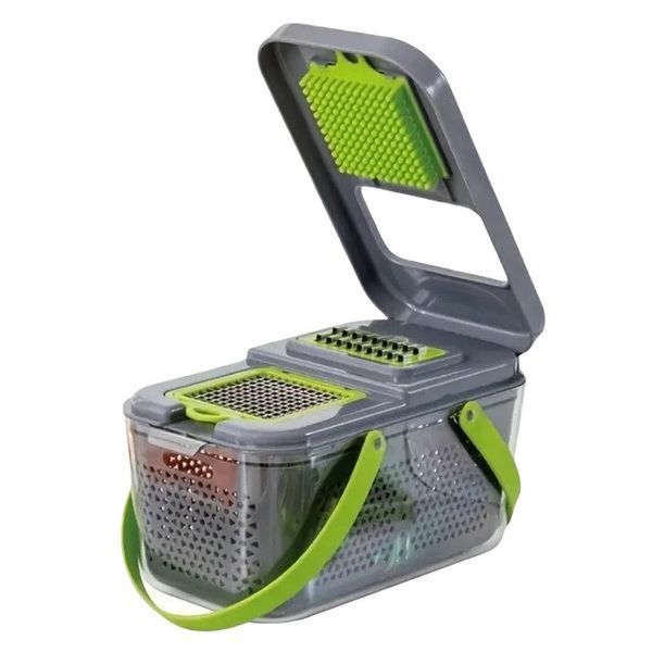Багатофункціональна овочерізка Veggie Slicer з 22 насадками для різання 3_04715 фото