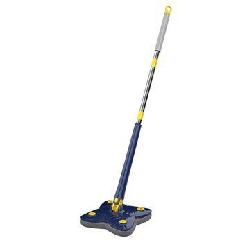 Телескопічна швабра Mop 360 з обертанням та віджимом Колір Blue 3_03919 фото