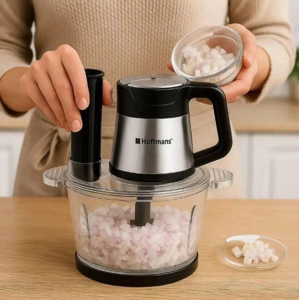 Мощный блендер Hoffmans HM-8857 3 литра 1800 ватт для измельчения Silver-Black 3_07340 фото
