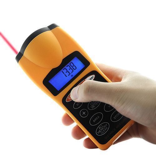 Ультразвуковий далекомір з лазерним прицілом CP-3007 та LCD екраном 3_1106 фото
