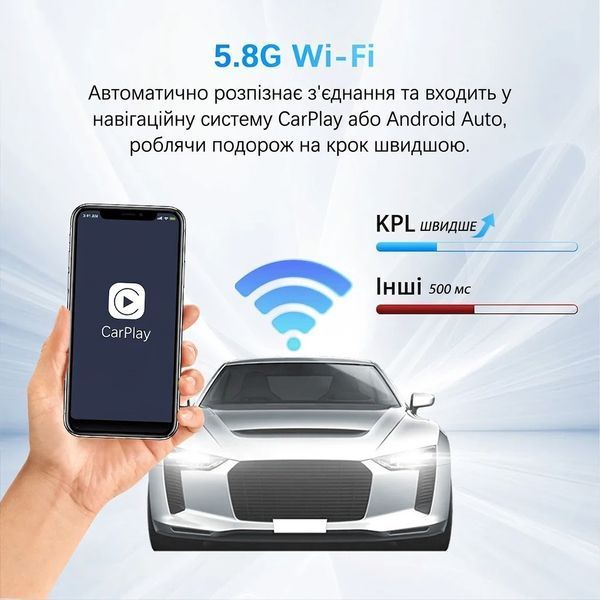 Адаптер RM-KPL064 для CarPlay и Android Auto Black 3_08212 фото