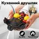 Универсальный сливник для кастрюли VPR-13 из силикона удобный Black 3_07203 фото 4
