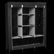 Тканинна шафа RIAS 88130 для зберігання 175x130x45 Black 3_08446 фото 2
