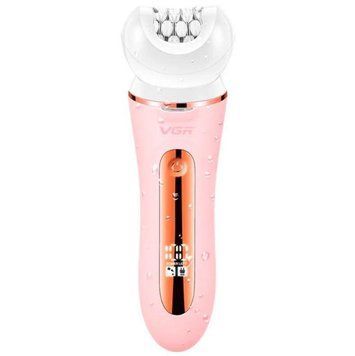 Епілятор VGR V-751 5в1 з підсвіткою для жінок акумуляторний Pink 3_06971 фото