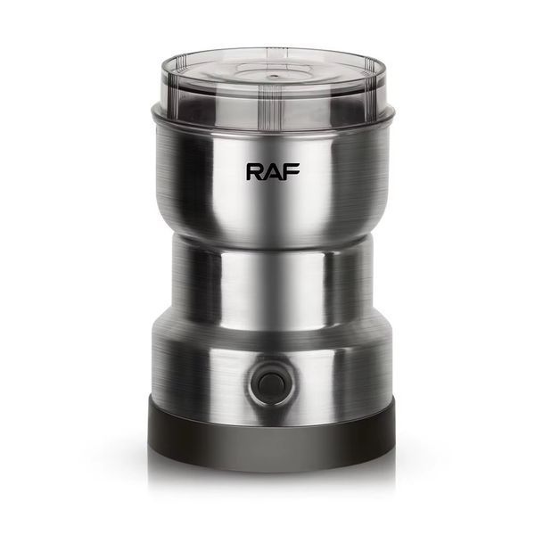 Електрична кавомолка та блендер RAF R.7126 2в1 300W для дому Silver 3_06071 фото