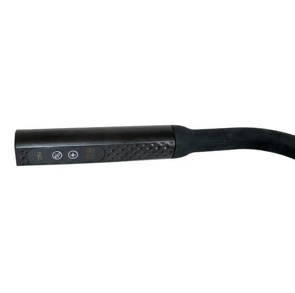 Вибромассажер Maxtop MP-930 для глубокого массажа 4 насадки Аккумуляторный Black 3_06732 фото