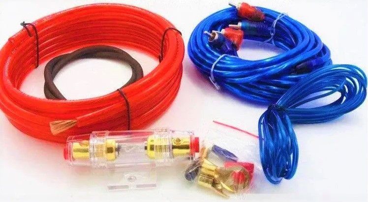 Набір проводів San DQ-166 5 м для підсилювача сабвуфера 1500W 3_00485 фото