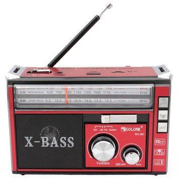 Радіоприймач Golon RX-381 з MP3 USB та SD LED ліхтарик 2_009900 фото