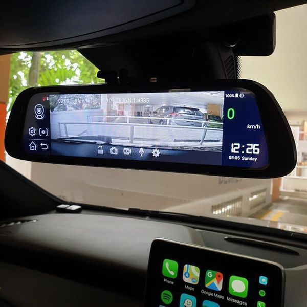 Зеркало-видеорегистратор DVR MR-810 10" с двумя камерами GPS WiFi 3G 16Gb Android 4_00115 фото
