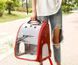 Рюкзак для домашніх тварин CosmoPet CP-301 з висувною ручкою 42x33x27см Червоний 3_06460 фото 7