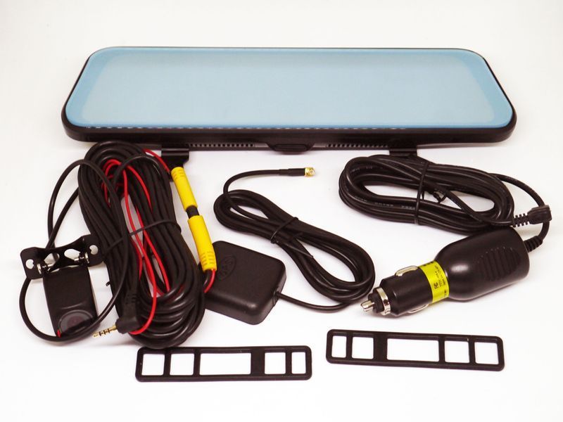 Зеркало-видеорегистратор DVR MR-810 10" с двумя камерами GPS WiFi 3G 16Gb Android 4_00115 фото