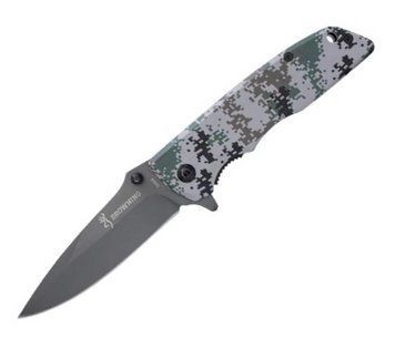 Ніж складний Browning DA80 з кліпсою для активного відпочинку 22.5см Сірий 7_01985 фото