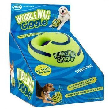 Іграшка для собак "Смішний м'яч" Wobble Wag Giggle зелений 3_02945 фото