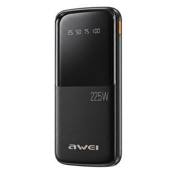 Повербанк Awei P10K 10000 mAh Быстрая Зарядка Черный 3_08264 фото