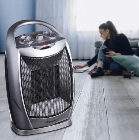 Керамический тепловентилятор JL NIVA PTC905A 1500W серебристый 3_05412 фото