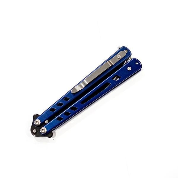 Ніж-метелик Benchmade F-892 з кліпсою 22 см Синій 7_00535 фото