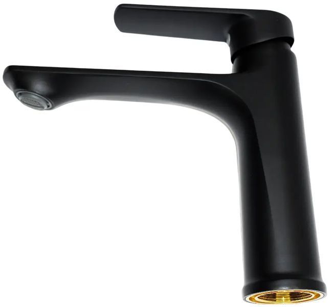 Однорычажный смеситель Lilomix FYR-8805-04f для ванной Black 3_08095 фото