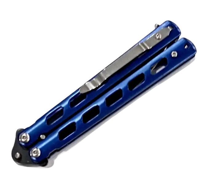 Нож-бабочка Benchmade F-788 с клипсой 22 см синий 7_00590 фото