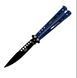 Ніж-метелик Benchmade F-892 з кліпсою 22 см Синій 7_00535 фото 1