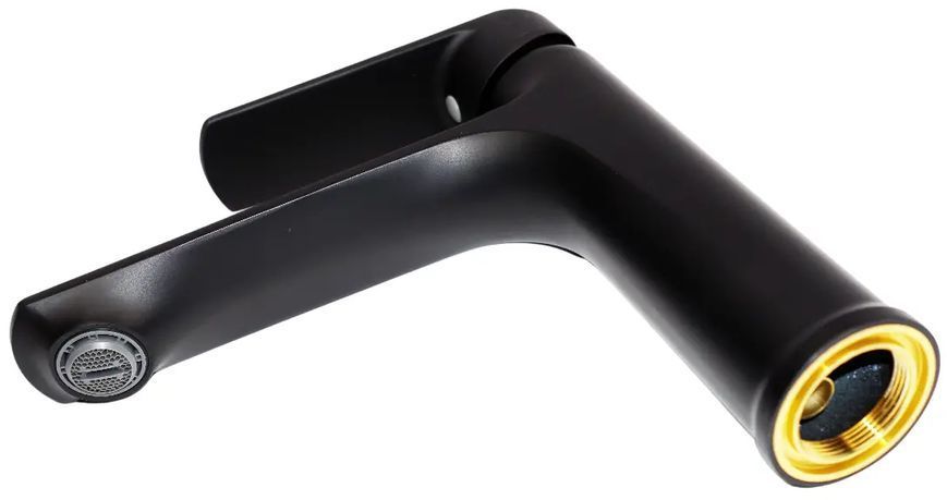 Однорычажный смеситель Lilomix FYR-8805-04f для ванной Black 3_08095 фото