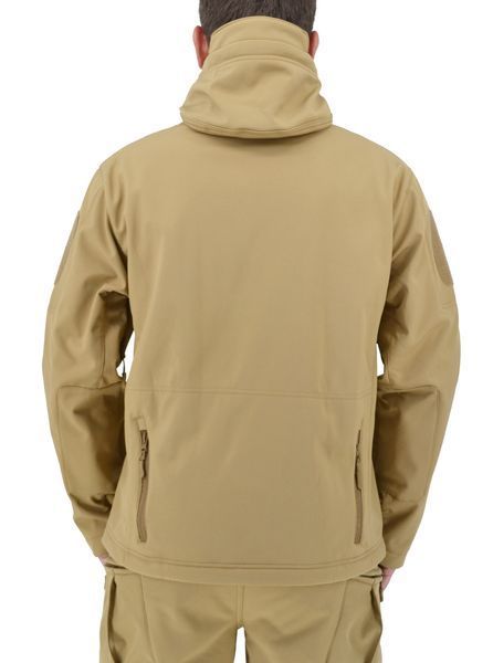 Тактична куртка чоловіча Eagle JA-01 Soft Shell з флісом Койот 3XL 3_03531 фото