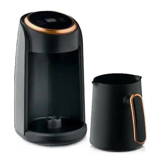 Електрична кавоварка Domotec R.116 300 мл 1800W Чорна 3_07983 фото
