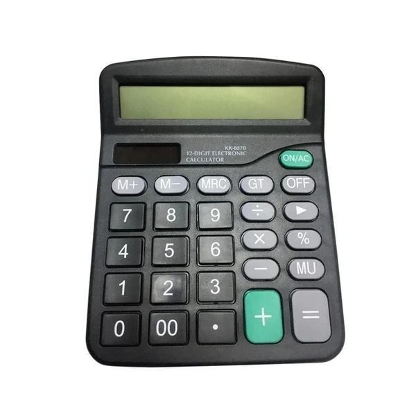 Настільний калькулятор Kenko KK-837B для зручного рахунку Чорний 7_02300 фото