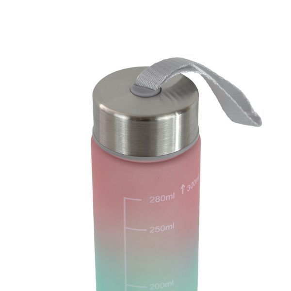 Набор спортивных бутылок 3 в 1 с разметкой 300ml/900ml/2000ml розовый 3_05423 фото