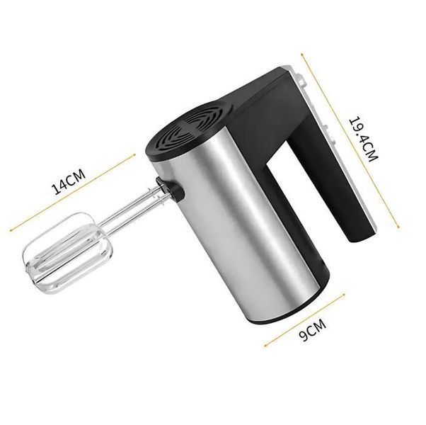 Ручной миксер Hoffmans HM-8836 с мощным турборежимом 600W Цвет Silver-Black 3_07344 фото