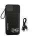 Повербанк Polygold PG-PW328 LED дисплей 36000 mAh 22.5W Black 7_03188 фото 3